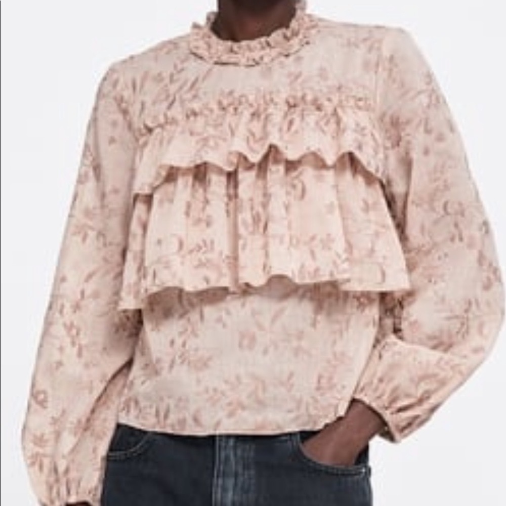 Zara Size Small Women’s floral top